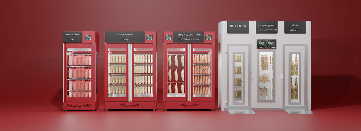 La gamma Stagionello Salami Curing Device