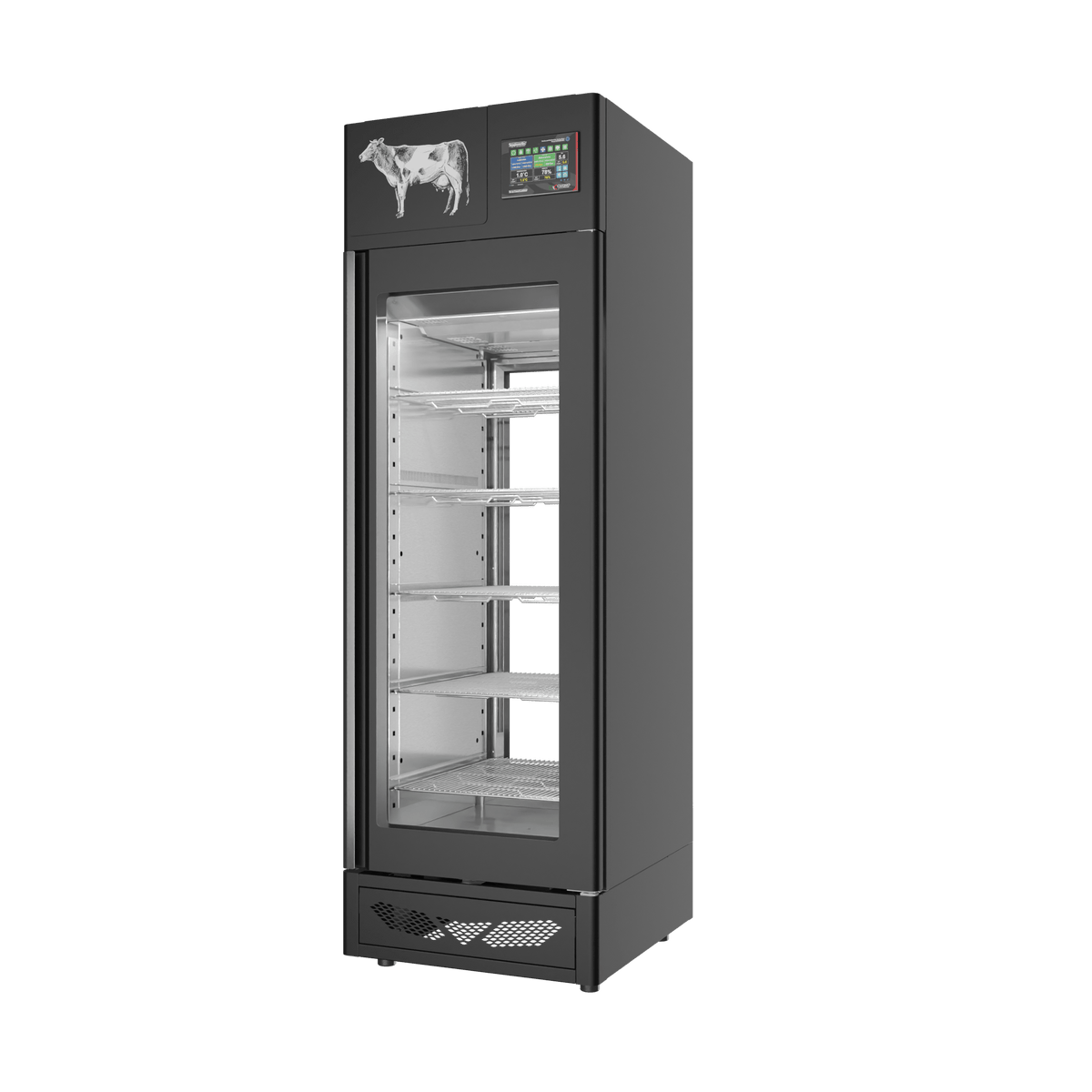 MATURMEAT® 100 kg, colorato, 2 vetri, vista destra
