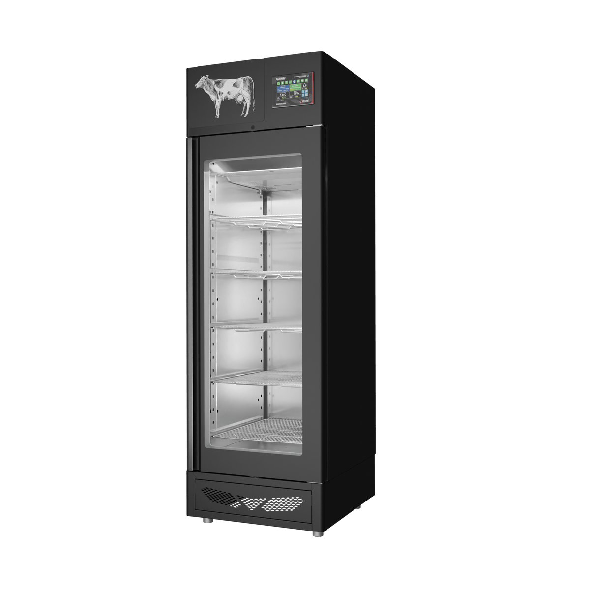 MATURMEAT® 100 kg, colorato, porta standard, vista destra