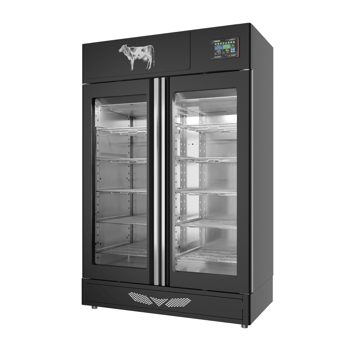 MATURMEAT® 200 kg, colorato, porta standard, vista destra