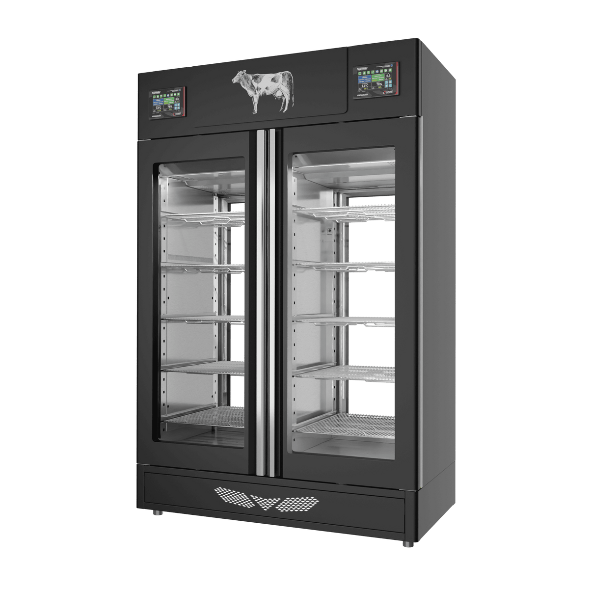 MATURMEAT® 100 + 100 kg, colorato, 2 vetri, vista destra