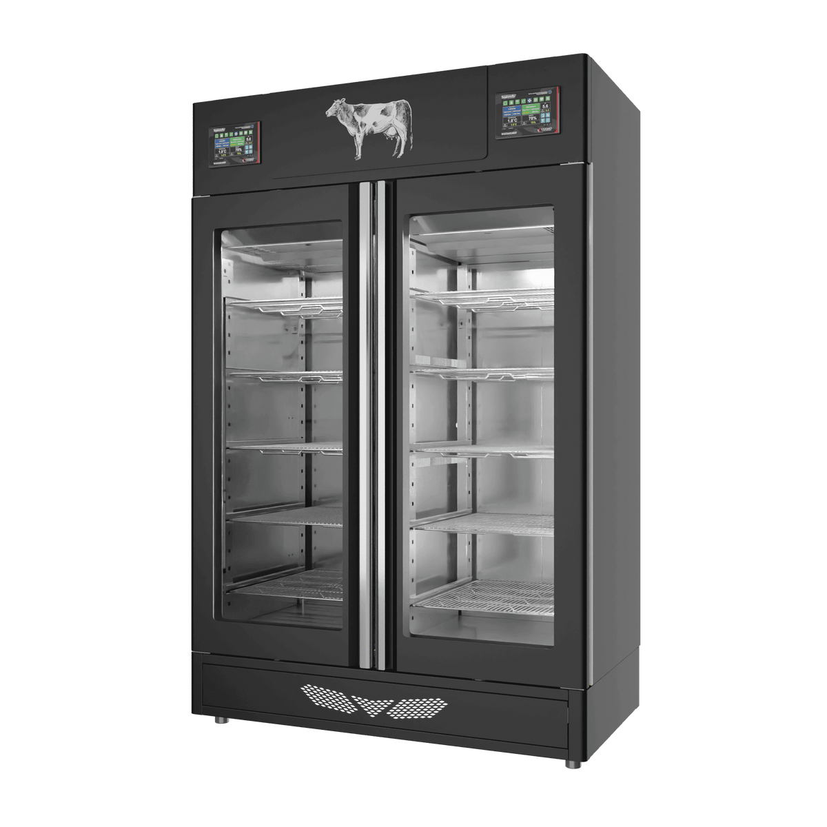 MATURMEAT® 100 + 100 kg, colorato, porta standard, vista destra