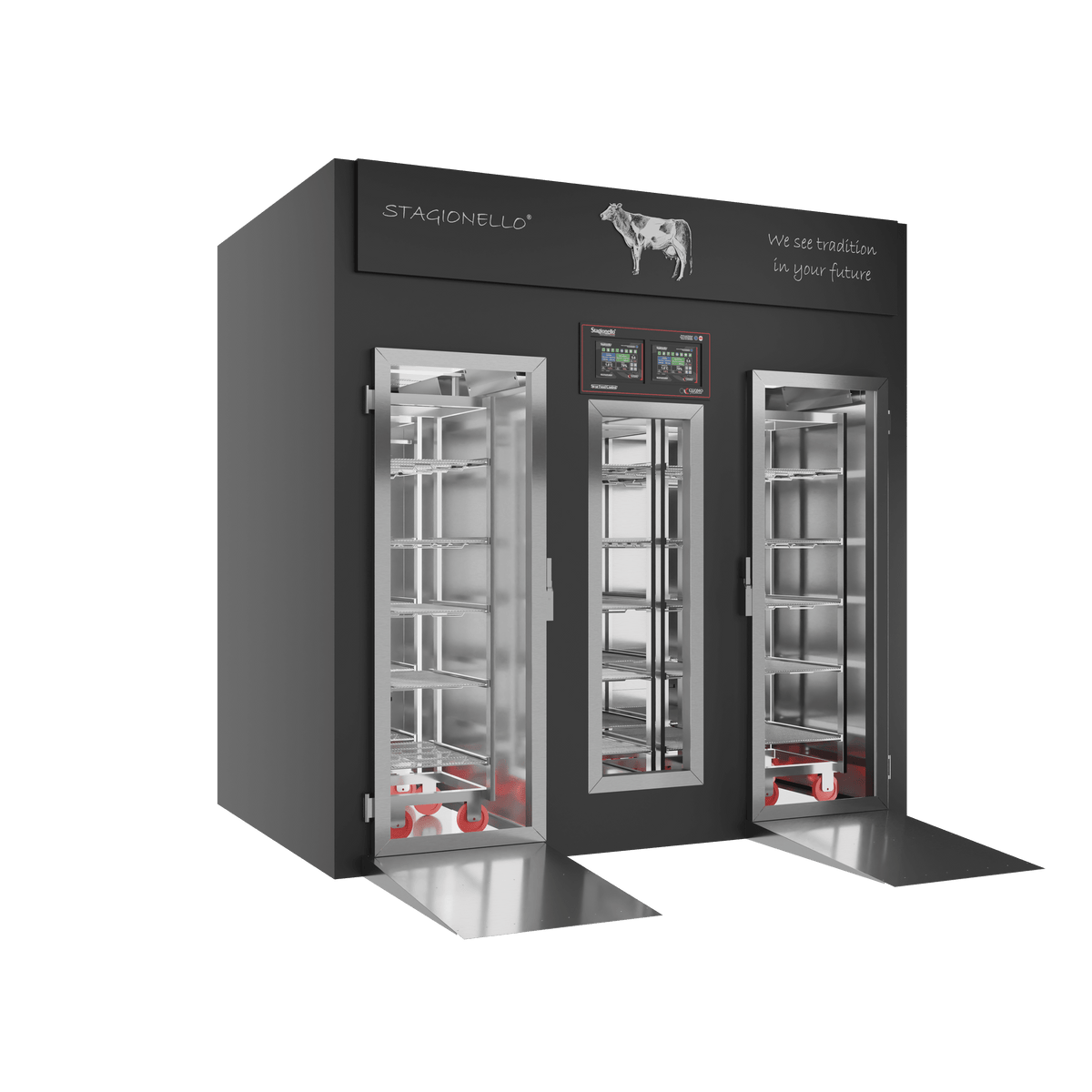 MATURMEAT® 200/600 kg Walk-in, porta standard, vista destra