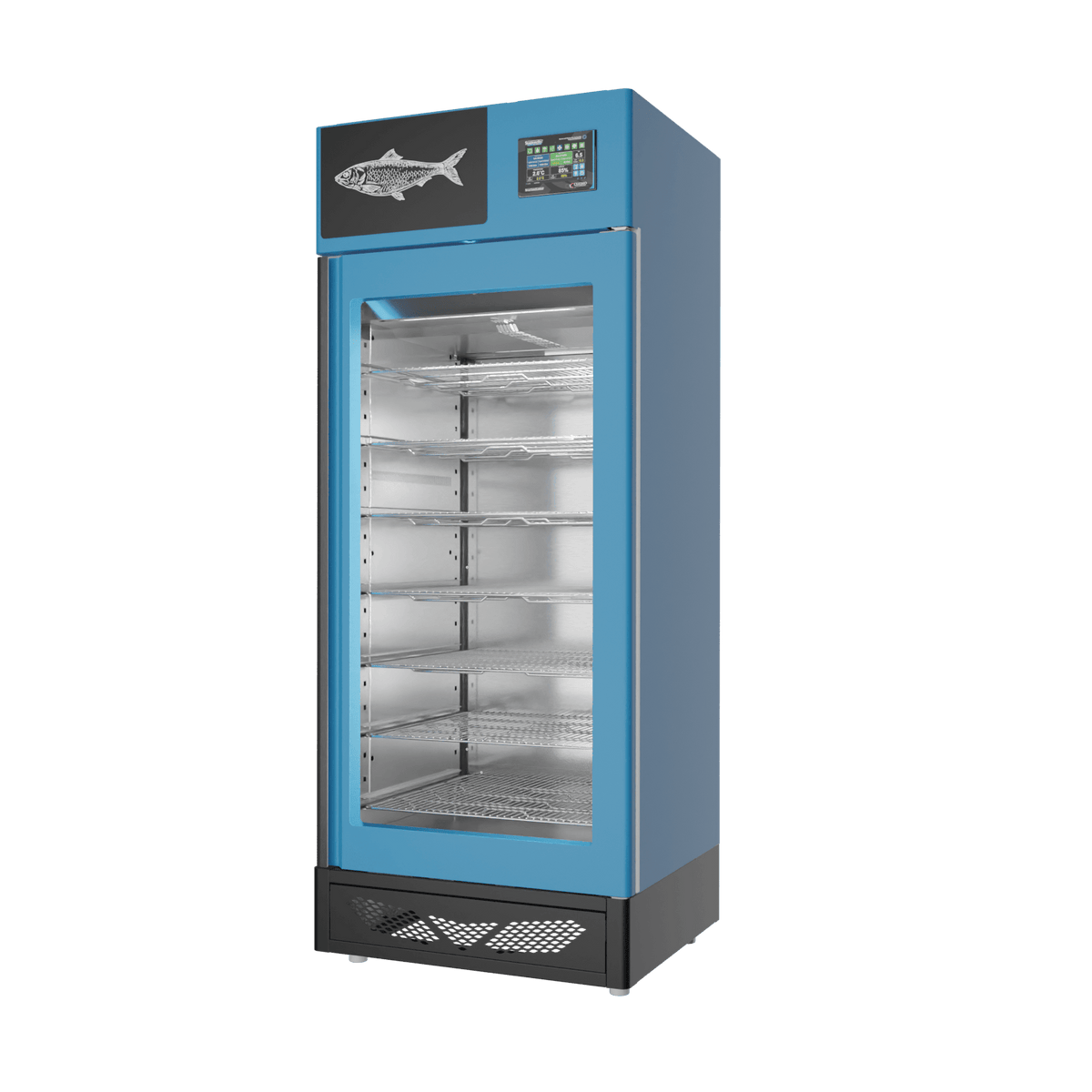 MATURFISH™ 150 kg – colorato, porta standard, vista destra