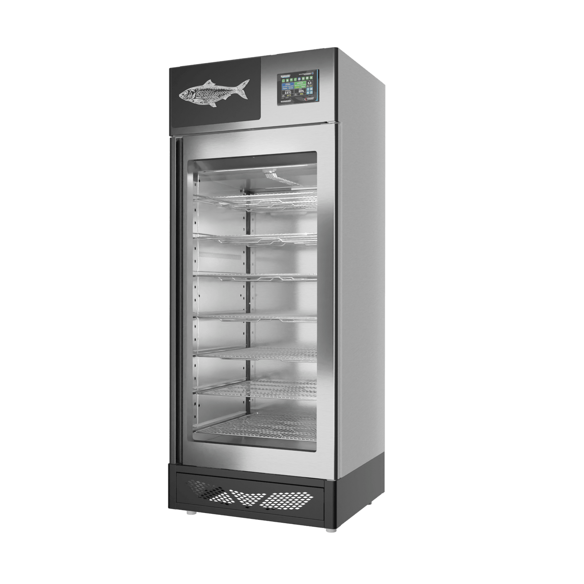 MATURFISH™ 150 kg – inox, porta standard, vista destra