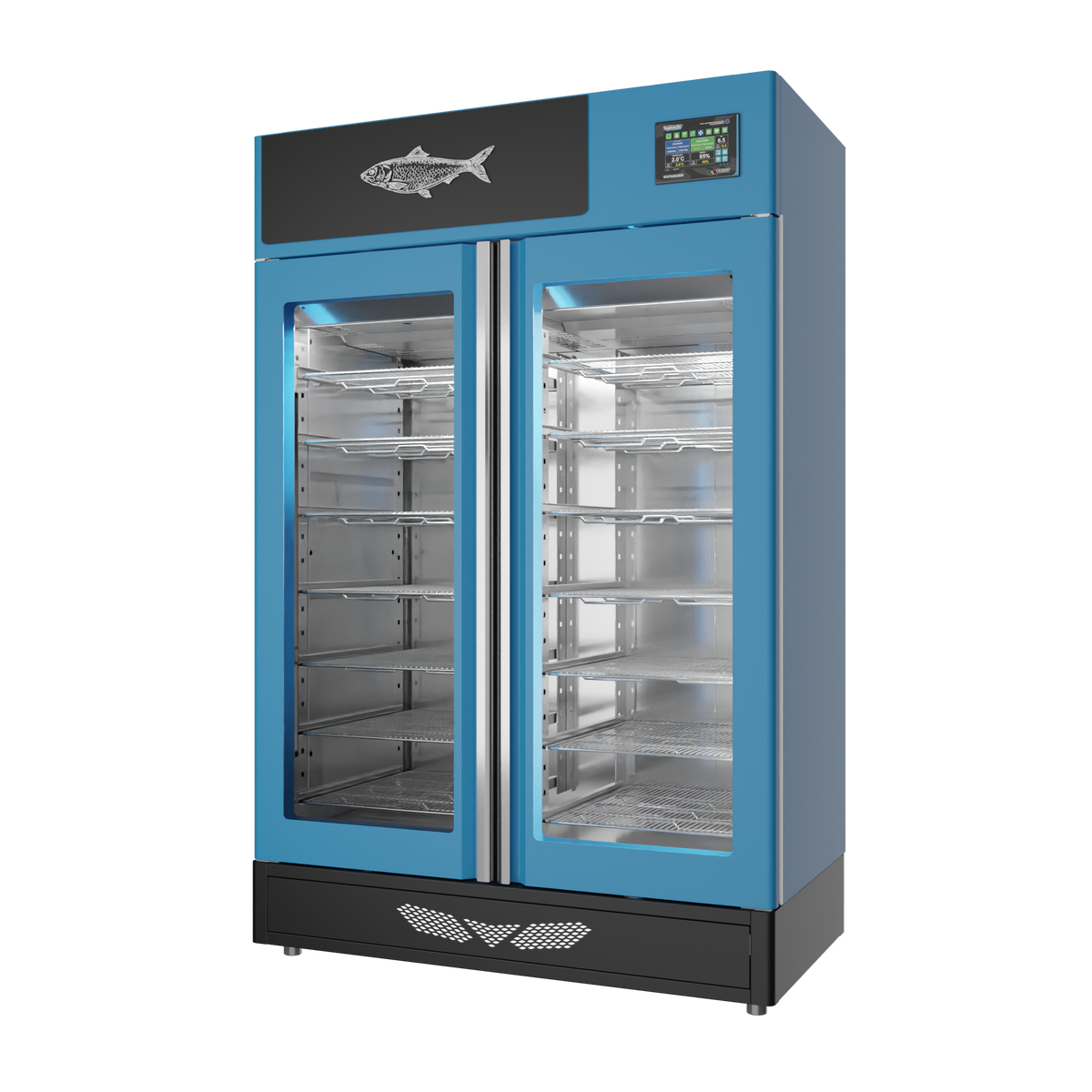 MATURFISH™ 200 kg – colorato, porta standard, vista destra