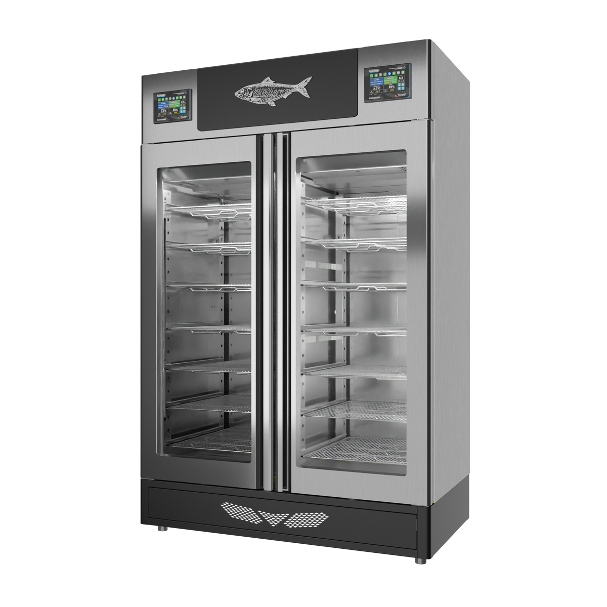 MATURFISH™ 100 + 100 kg – inox, porta standard, vista destra