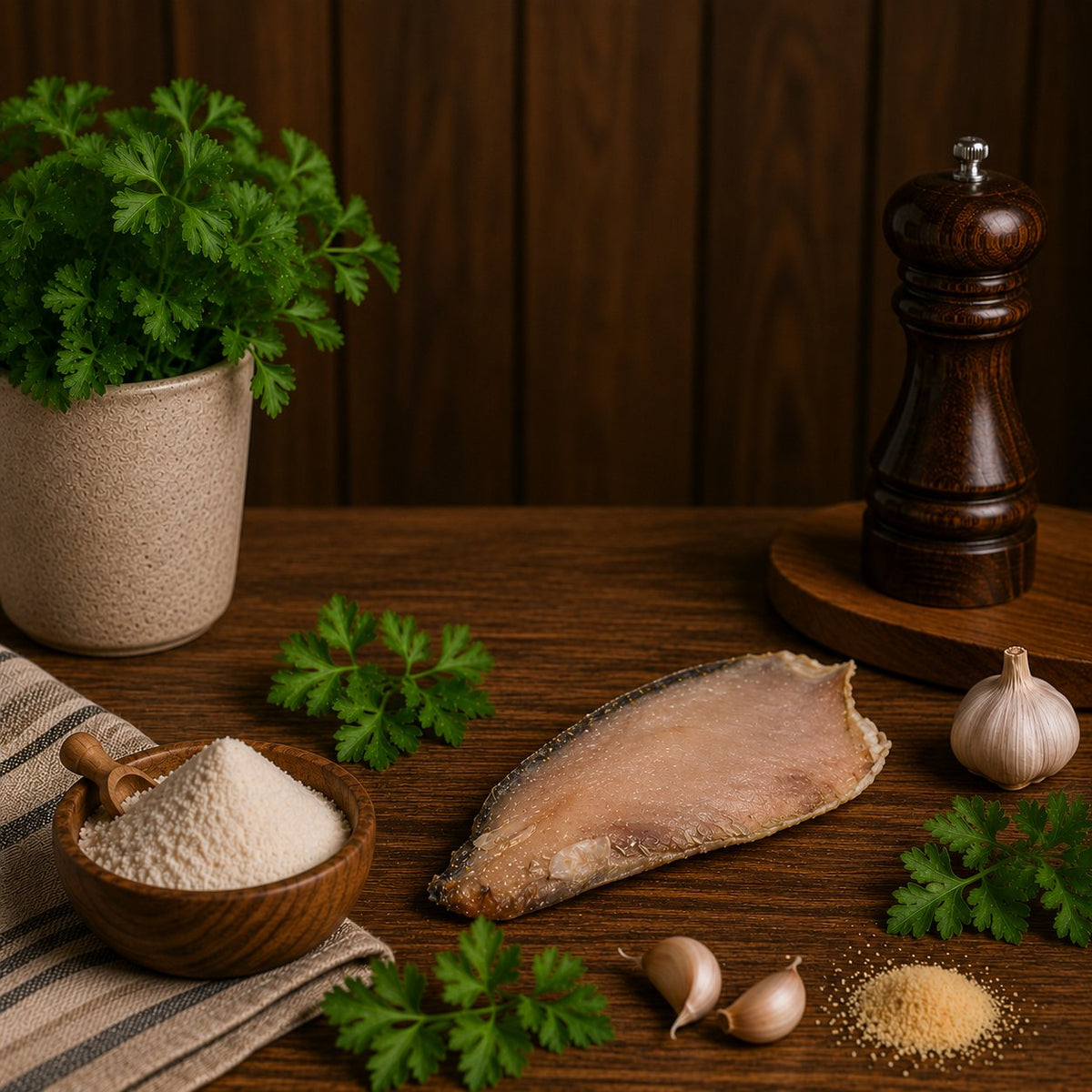 Concia funzionale per prosciutto di cefalo Stagionello® Chef – vista alternativa
