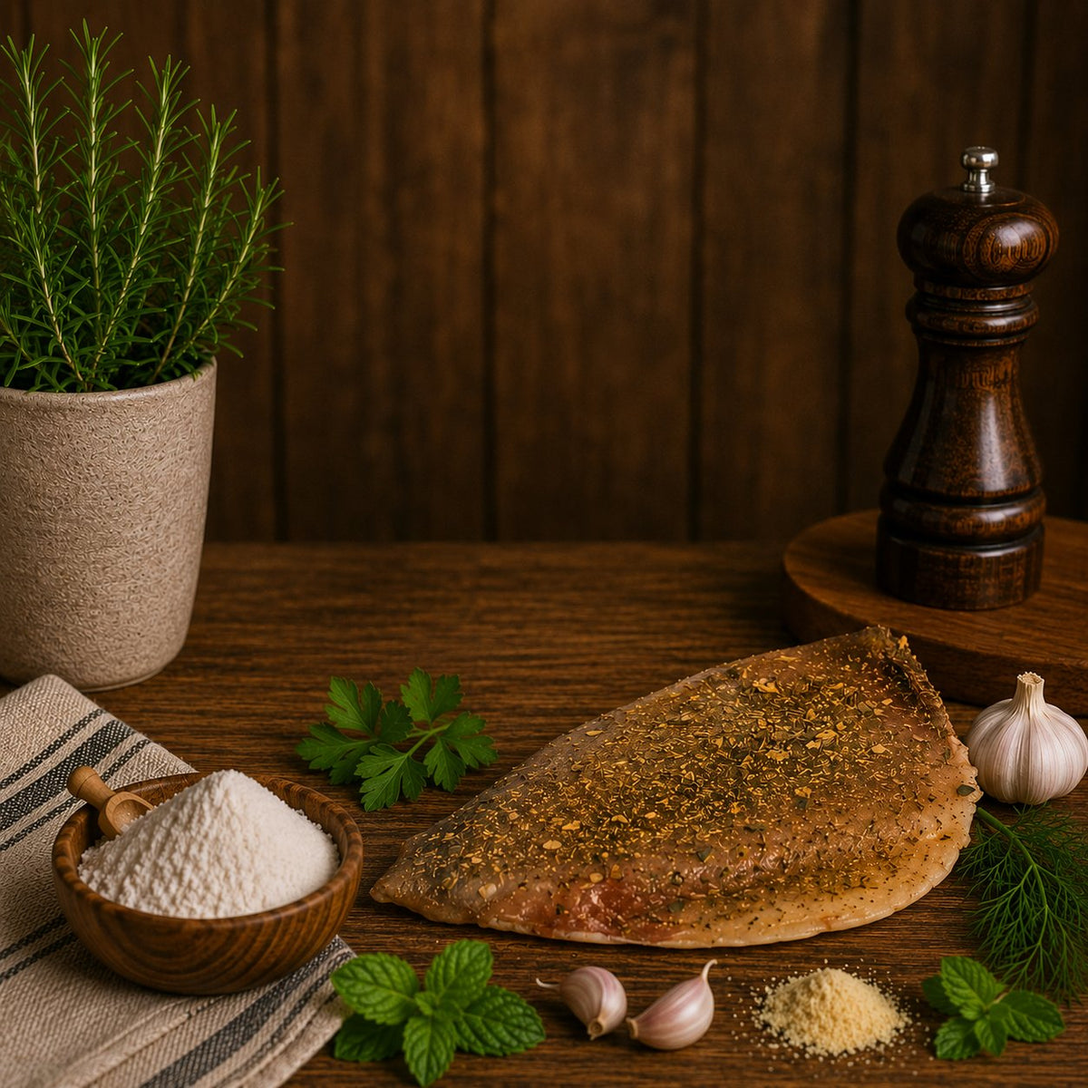 Concia funzionale per prosciutto d'orata Stagionello® Chef – vista alternativa