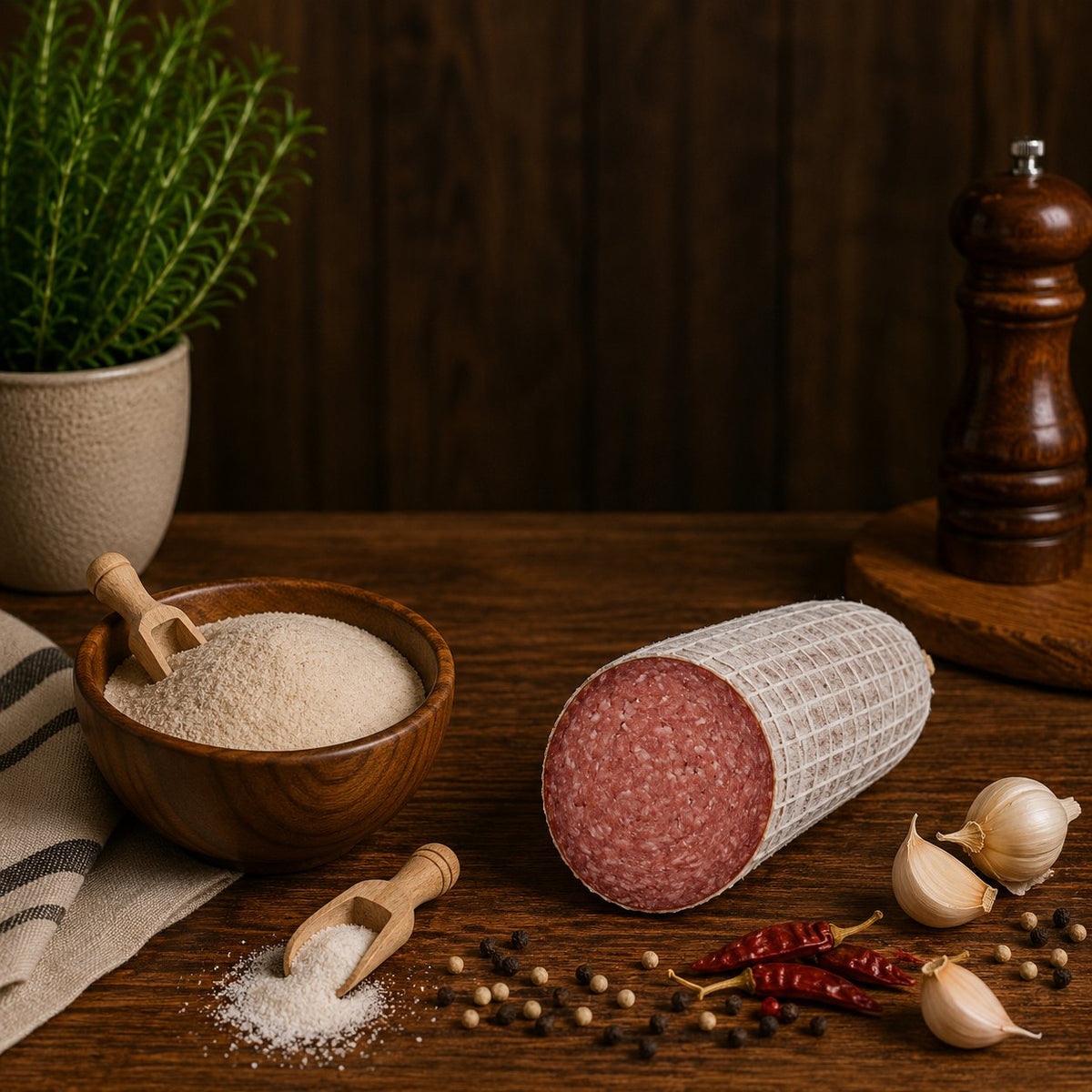 Concia funzionale per salame ungherese Stagionello® Chef – vista alternativa