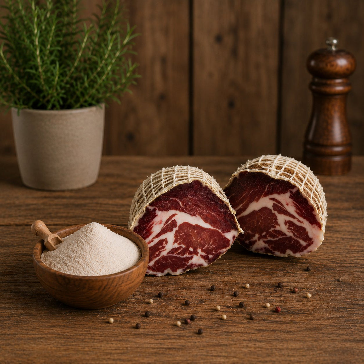 Concia funzionale Sicursal per capocollo – Stagionello® Chef – vista alternativa