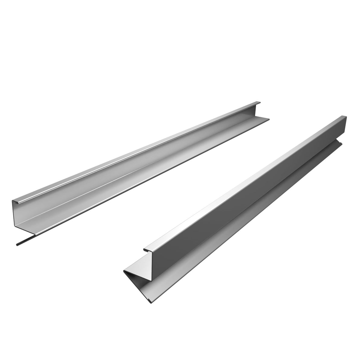 Coppia di guide rinforzate per griglie in acciaio inox, ricambio Stagionello®