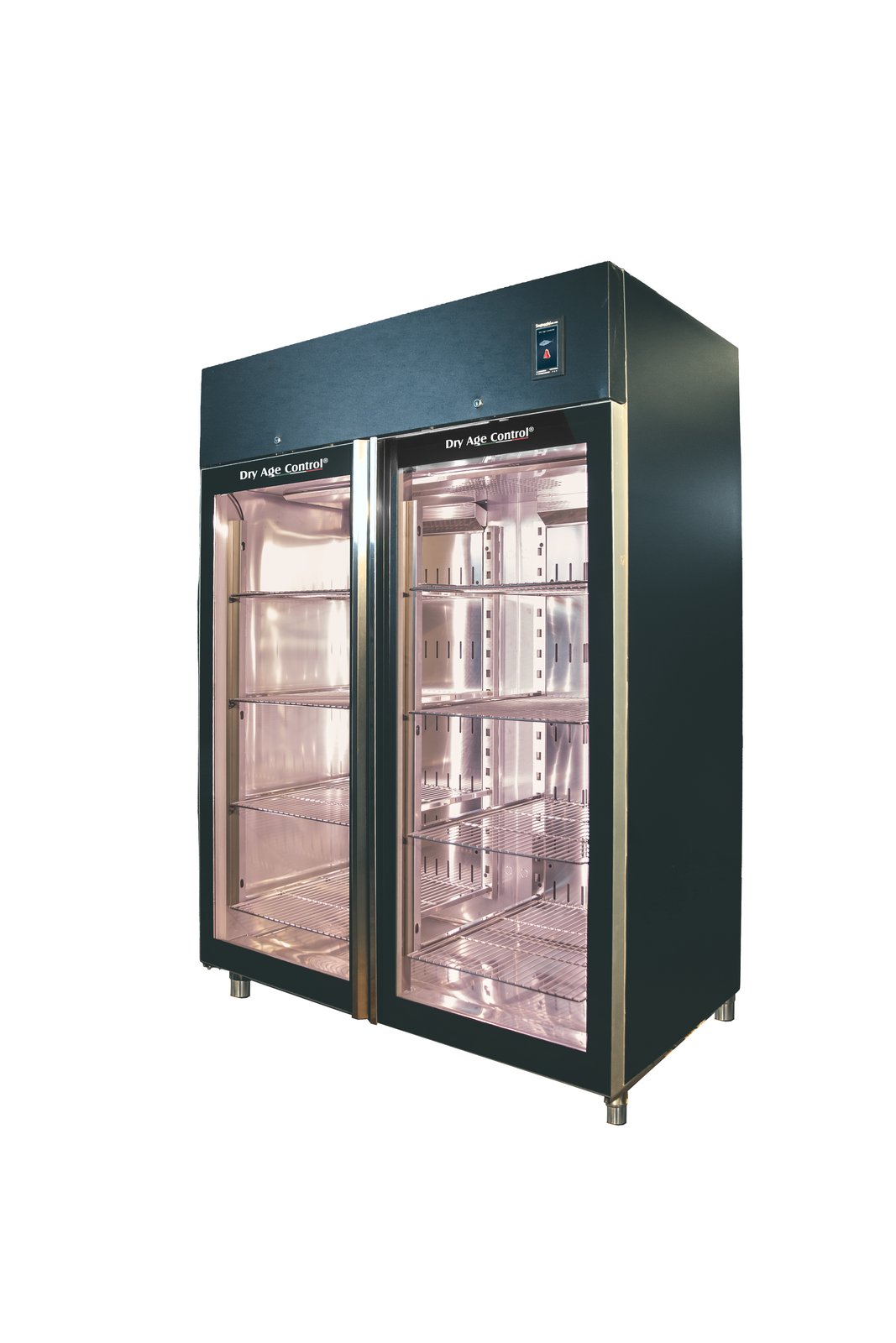 Stagionello® DRY AGE CONTROL® 1400 l standard, nero, vista frontale