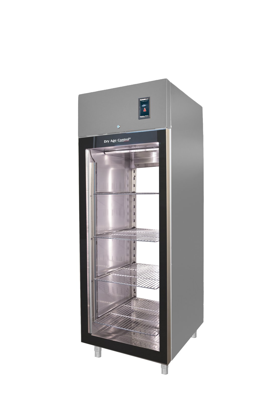 Stagionello® DRY AGE CONTROL® 700 l 2 Vetri, inox, vista frontale
